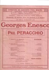 1914. affichette. concert. d'occasion  Bergerac