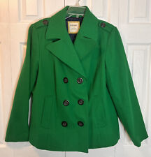 Abrigo Ligero de Invierno Chaqueta Old Navy Peacoat Kelly Mezcla Lana Verde Talla XL segunda mano  Embacar hacia Argentina