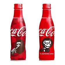 Juego de biberones Bape Coca Cola × 2 cabezas de mono y milo de bebé rojo raro segunda mano  Embacar hacia Argentina