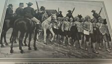 1902 Print PRISONERS OF WAR ROYAL IRISH FUSILIERS LADYSMITH Anglo-Boer War for sale  Shipping to South Africa