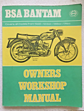 Bsa bantam owners for sale  COVENTRY