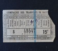 Old tram ticket d'occasion  Expédié en Belgium