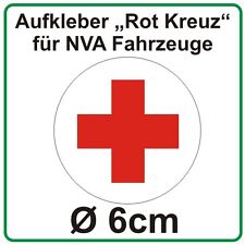 Naklejka Czerwony Krzyż do samochodowych skrzynek sanitarnych NVA Trabant Kübel, LO, W50, GAZ na sprzedaż  Wysyłka do Poland