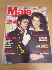 Capa revista portuguesa 1984 Brooke Shields Michael Jackson comprar usado  Enviando para Brazil