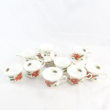 Royal Albert Poinsettia 20 Piece Tea Set (incomplete) for sale  Shipping to South Africa
