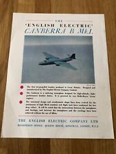 English electric canberra for sale  SALISBURY