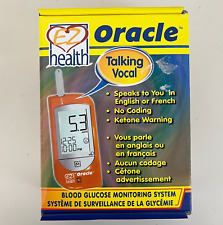 ORACLE EZ HEALTH Talking Blood Glucose Monitoring System GMH-B1 Vocal for sale  Shipping to South Africa