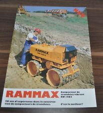 Rammax rw1403 compacteur d'occasion  Expédié en Belgium