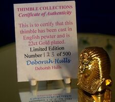 Thimbles gold plated for sale  PLYMOUTH