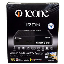 icone iron pro satellite tv receivers 4k multibox  systeme android for sale  Shipping to South Africa