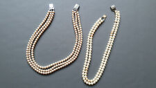 Perlenketten zweireihig dreire gebraucht kaufen  Werden