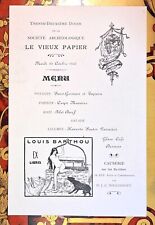 Menu vieux papier usato  Viterbo