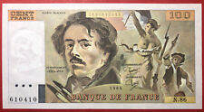 N°93B BILLET BANQUE DE FRANCE 100 FRANCS DELACROIX 1984 NEUF d'occasion  Paris VI