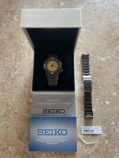 Seiko Prospex Yellow Monster SRPF35K1 com pulseira de aço inoxidável Seiko excelente estado comprar usado  Enviando para Brazil
