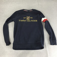 Usado, Suéter feminino Tommy Hilfiger tamanho M azul marinho grande bordado logotipo jumper comprar usado  Enviando para Brazil