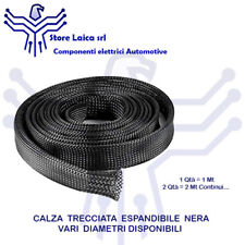 CALZA TRECCIATA ESPANDIBILE GUAINA INTRECCIATA CAVI ELETTRICI AUTO MOTO NAUTICA comprar usado  Enviando para Brazil