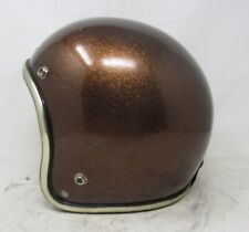 Capacete vintage década de 1970 Arthur Fulmer AF40 / cerveja raiz marrom / floco de metal / helicóptero comprar usado  Enviando para Brazil