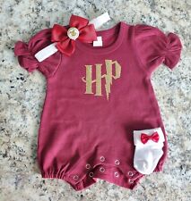 Harry Potter ropa de bebé Harry Potter bebé niña conjunto regalo HP bebé regalo niña, usado segunda mano  Embacar hacia Argentina