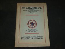 1900'S THE J. HARRIS CO. CATÁLOGO - FOGÕES QUEIMADORES ATMOSFÉRICOS - OHIO - J 6125 comprar usado  Enviando para Brazil