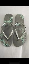 Greeny grey havaianas for sale  WALTHAM CROSS