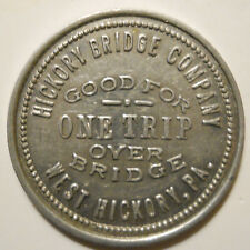 Hickory Bridge Company (West Hickory, Pennsylvania) transit token - PA970A for sale  Bay Shore