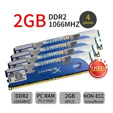 Used, Kingston HyperX 8GB 4x2GB KHX8500D2/2G PC2-8500 DDR2 1066mhz Desktop Memory Kit for sale  Shipping to South Africa