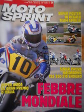 Motosprint 1990 poster usato  Italia