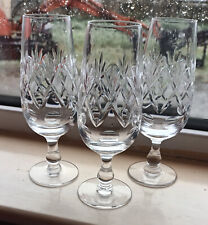 etched champagne glasses for sale  LIMAVADY