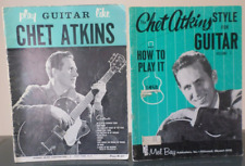 2 vintage guitar instruction books - Play Like Chet Atkins & Chet Atkins Style for sale  Shipping to South Africa