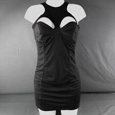 Nasty Gal Womens Mini Dress Small Black Cutout Party Club LBD Sexy for sale  Shipping to South Africa
