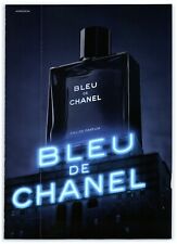 Usado, 2022 Bleu De Chanel anúncio com estampa, outdoor de garrafa na faixa de perfume superior de construção azul comprar usado  Enviando para Brazil