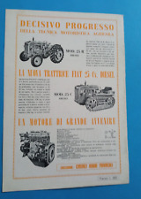 Pubblicita 1953 trattrice usato  Roma