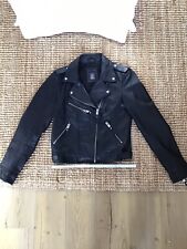 Zara lederjacke bikerjacke gebraucht kaufen  Berlin