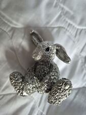 Pewter rabbit for sale  EVESHAM