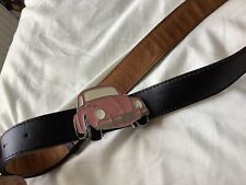 Leather belt pink for sale  PAIGNTON