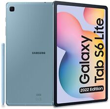 Samsung Galaxy Tab S6 Lite 10.4" 2022 4+64GB WiFi Tablet Blue + S PEN SM-P613, usato usato  Italia
