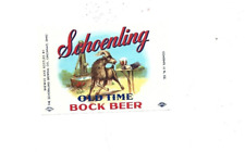 SCHOENLING OLD TIME BOCK BEER CINCINNATI BREWING LABELS LOT OF 10 ESTATE FIND for sale  Shipping to South Africa