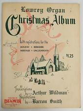 Used, Vintage Sheet Music For The Lowrey Organ Christmas Album, Belwin, 1956 for sale  Shipping to South Africa