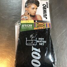 Trança Jumbo da coleção africana cor 1 100% Kanekalon fibra modacrílica comprar usado  Enviando para Brazil