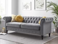 Chesterfield grey charcoal for sale  HUDDERSFIELD