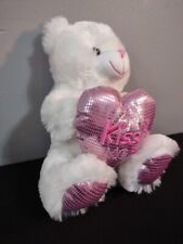 Pelúcia Homerbest "Kiss Me" Dia dos Namorados coração ursinho de pelúcia, rosa e branco comprar usado  Enviando para Brazil