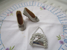 Madame Alexander Vintage or Modern Cissy Silver heels With Rhinestones  & Purse for sale  Shipping to South Africa