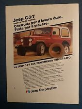 Rara pubblicita jeep usato  Torino