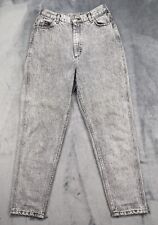 Jeans feminino vintage Lee Riders 6 cintura alta afunilado mãe anos 80 anos 90 EUA lavagem ácida cinza comprar usado  Enviando para Brazil