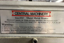 Central machinery sheet for sale  Branford