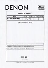 Service Manual-Istruzioni per DENON dnp-720 AE usato  Spedire a Italy