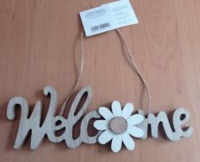 Schriftzug welcome blume gebraucht kaufen  Suhl