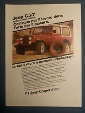 Rara pubblicita jeep usato  Torino