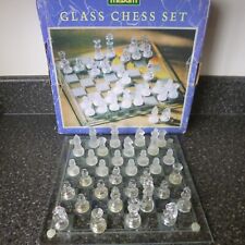 Glass chess set for sale  Shipping to Ireland