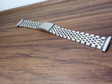 Vintage CHICCO DI RICE Steel Spring Witch 16/22mm Watch Bracelet for sale  Shipping to South Africa